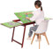 JAGAHAHA jigsaw puzzle table with folding leg and side panels, tilting table top, wooden material, portable design, suitable for 1000 pieces puzzles.