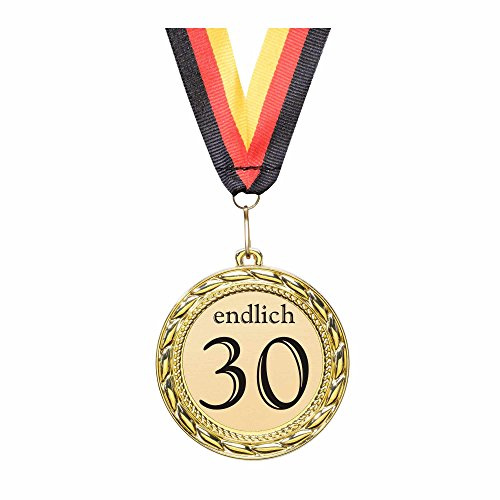 andSmile Orden/Medaille Geburtstagsgeschenk endlich 18 endlich 30 endlich 40 endlich 50 endlich 60