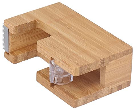 Andere Haushalts-Klebebandhalter aus Holz mit Hoher Härte und Umweltfreundlichem Mini-Klebebandabroller, Gute Stabilität und Effiziente Nutzung, Klebebandschneider-Zubehör,