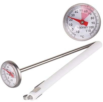 HAPINARY Wassertemperaturmesser Für Tragbares Milchpulverthermometer Wasserthermometer Mit Großer Digitalanzeige Babyflaschenthermometer Für Fütterungswasser Weiß