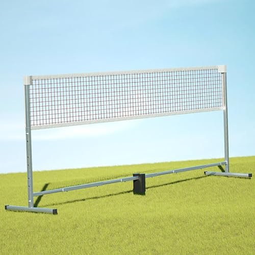 Gtzly Federball Netz Outdoor, Tragbares Badmintonnetz mit EdelstahlstäNder, HöHenverstellbares Badmintonnetz mit Aufbewahrungstasche, for Indoor-Outdoor-Park