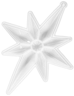 Hohopeti Silikonform Diy Hangtag Herstellung Form Anhänger Gießschale Kreative Bastelform Sternmuster Casting Tray