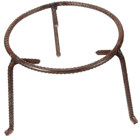 Braciere in ghisa con supporto per wok riutilizzabile e supporto treppiede multifunzione per utensili da cucina per campeggio all'aperto e barbecue