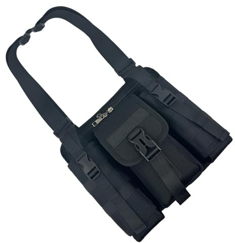 Fhsqwernm Multifunctional Bag Tacticals Chest Bag With Water Bottle Holder Sport Crossbody Bag Tool Storage Bag For Climbing