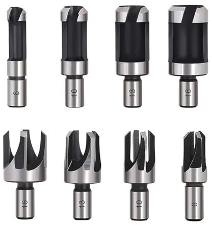 Acunny Juego de brocas para madera, juego de brocas para madera dura, madera blanda, madera contrachapada