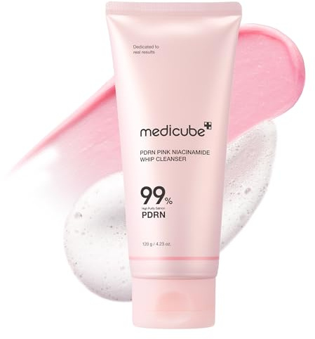 Medicube PDRN Marshmallow Whip Cleanser, Face Wash, Hydrating Facial Foam, Korean Skincare