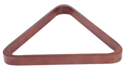 Folpus Holz Billard Ball Rack Ball Halter Dreieck Rack Training Praxis Billard Hall Billardtischausrüstung Positionierungsrahmen, Braun