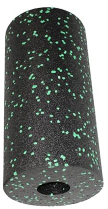 HONITANO Cilindro de Yoga Epp Rodillo de Espuma Duro Negro y Verde para Masaje Muscular y Terapia de Fascia en Casa Fitness Pilates