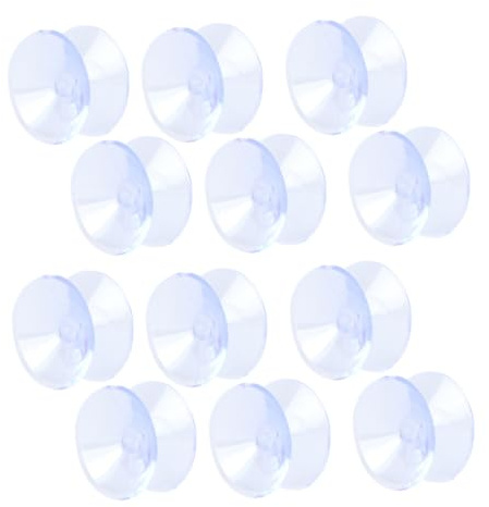 Homoyoyo Ventose Bifacciali Antiscivolo Per Piani Tavolo in Vetro, Piccole Ventose in Pvc Trasparente Riutilizzabili, Set Da 30 Pezzi Per Stabilizzare Superfici in Vetro
