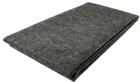 ZADAWERK® Bügelvlies - 40+18 g/m² - Grau - 90 x 100 cm - Vlies einseitig - mittel - nähen - Stoffe - aufbügeln - Handarbeiten unsichtbar verstärken - mit Anleitung