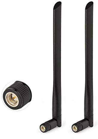 Bingfu 4G LTE Antenna Aerial SMA Male 7dBi (2-Pack) for Vodafone EE O2 Three Huawei Netgear 4G LTE Router Gateway Modem Cellular Router Trail Camera