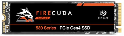 Seagate FireCuda 530 NVMe SSD 2TB, für PS5/PC, M.2 PCIe Gen4 ×4 NVMe 1.4, bis zu 7.300 MB/s, 3D-TLC-NAND, 640 TBW, 3 Jahre Rescue Service, Modellnr.: ZP2000GM3A013