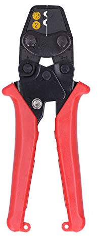 NDNCZDHC HS-1MA Wire Crimping Tool 1.25-2.5mm ² Wire Crimper High Carbon Steel Crimping Pliers for Non Insulated Bare Terminals