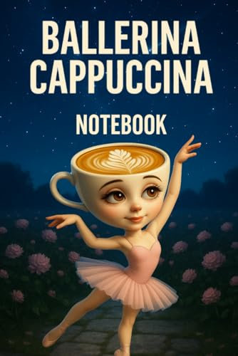 Ballerina Cappuccina Italian Brainrot Notebook