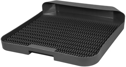 SUPVOX Tapis pour Bac à Litière Antidérapant et Étanche Grand Tapis de Contrôle de Litière pour Chat Facile à Nettoyer et Réduire Éclaboussures