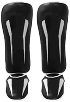 Oxtxuzdm Schaumschutz Bein Fußschutz Für Kampfkunst Sparring Boxing Fitness Shin Guard Kickboxing Muay Thai Training Pad Kickboxing Muay Thai Shin Guards Protections Pad Bein Innissen Wachen Wachen