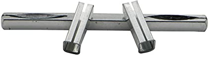 VINLIN 1 Piece 6.9mm Square X110mm Door Windows Handles Spindle and 2 Pieces Adapter Sleve 7mm to 8mm for Lever Handle Accessories Set