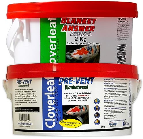 Cloverleaf Blanket Answer & Pre-Vent Bundle - Pond Blanketweed Treatment & Prevention, 2kg