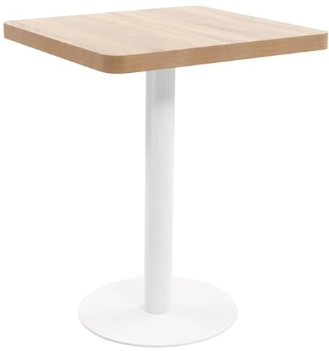 vidaXL Bistrobord ljusbrun 60X60 cm MDF