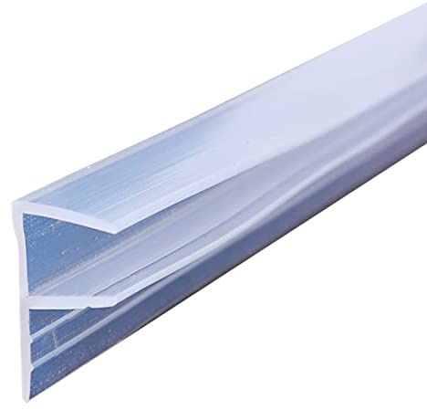 Joint de Douche pour Paroi en Verre, Joint de Porte de Douche Verticale, Pour 6mm/8mm/10mm/12mm cloison de douche, cloison de douche joint de Douche pour Paroi en Verre (8 mm,f-type-200cm)