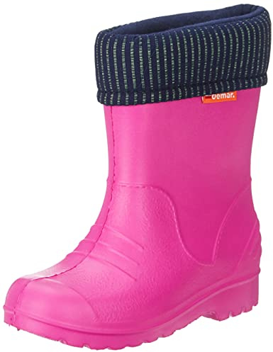 Demar Dino Toddlers Little Kids Boys Girls 1-9yrs EVA-Foam Wellies Rain Boots Warm Lined Children Wellington Boots