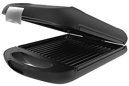 Cecotec Sandwichmaker Rock'nToast Family Grill. 1500 W, Grillplatte, Antihaftbeschichtung, 180º Drehmechanismus, Schnelles Aufheizen, Edelstahl-Finish