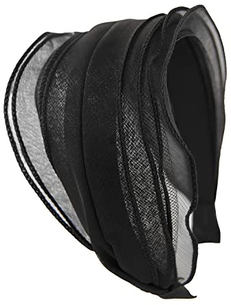 axy Breiter Haarreif in modischem Design Stirnband Vintage Haarschmuck Damen Haarreifen HRM2 (Schwarz)