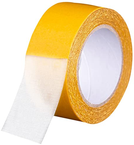 ULTECHNOVO Cloth-based Double-sided Tape for Strong Adhesion for Wall Hangings Household Use and Carpet Wrapping Self-sealing Design Multi-function for Daily Tasks in Living Rooms Weddings