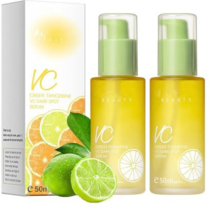 BAInuai Green Tangerine Lot de 2 sérums à la vitamine C Green Tangerine Vita C Dark Spot Sérum à la vitamine C pour le visage Hydratant et anti-oxydant