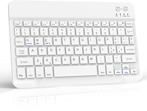 JADEMALL Tastiera Bluetooth Staccabile per Xiaomi Pad 7/7 Pro 11.2 2025 - Custodia con Tastiera Italiana QWERTY, Rosa