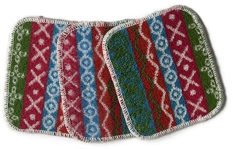 Non-Scratch Scourer, 3-Pack,multi-purpose Reusable Long-Lasting Cleaning Pad for Kitchen and Household Cleaning, Eco-Friendly Dishwasher Safe Soft Scrubber (Green)