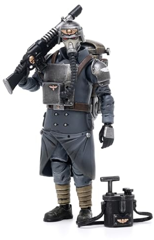 GWTCTOY JoyToy 40K Originallizenz 1:18 Actionfigur, Astra Militarum Death Korps of Krieg Veteran Squad Guardsman Demolitions Specialist