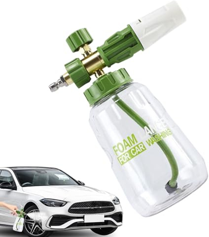 MWZBTG Pulvérisateur À Mousse - Pompe À Manuel Jardin 1 Litre - Bouteille Spray Haute Pression pour Nettoyage Voiture et Maison