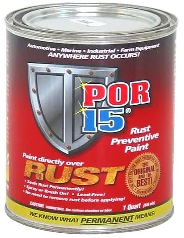 FROST Rust Preventive Clear Paint 946ml – Rock-Hard, Non-Porous Protective Coating for Metal Surfaces | Durable Anti-Corrosion Paint for Automotive, Industrial & DIY Use