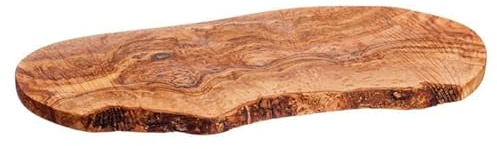 Brett aus Olivenholz, Olivenholzbrett Schneidebrett, Holzbrett, Frühstücksbrett, Steakbrett, Naturschnitt (23 cm *13 cm +- 2 cm)