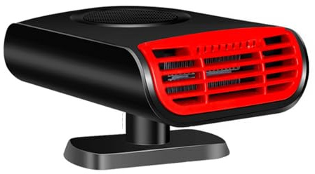 BUBEFSKD Tragbare 12-V Autoheizung Zigarettenanzünder Windschutzscheiben Entfroster Und Entnebelungsgerät Schnelles Heizen/Kühlen Demister Tragbarer Auto Auto Ventilator Luftkühler