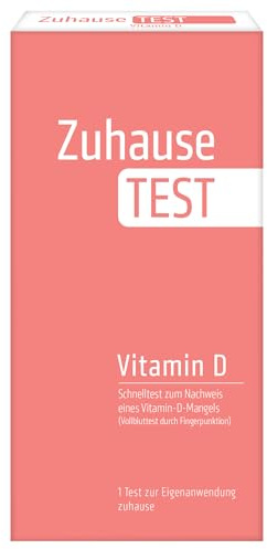 NanoRepro AG Vitamin-D-Mangel Schnelltest für zuhause, Selbsttest für Vitamin-D-Status, bei Müdigkeit und Erschöpfung, 1 Stück