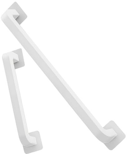 HOOTNEE 2 Piezas Soporte de Toalleros de Baño Desmontable sin Taladro Organizador de Diademas y Accesorios Barra para Colgar Toallas Montaje Pared de Pequeño y Mediano Diseño