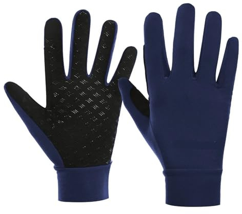 MAQDDO Winter-Fahrradhandschuhe Herren-Fahrradhandschuhe Warme Plus-Fleece-Kältebeständige Rennrad-Vollfinger-Winterhandschuhe Für Winter(Black,M)