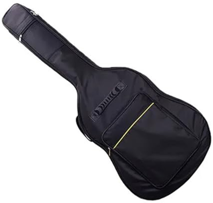 LUYSGBXR Gitarrentasche Gitarrentasche, verdickter und wasserdichter Rucksack aus Baumwolle, klassischer 40/41-Zoll-Folk(Color 01)