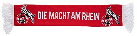 1. FC Köln Autoschal - Die Macht am Rhein - Car Scarf, Auto Schal, Fanschal - plus Lesezeichen I love Köln