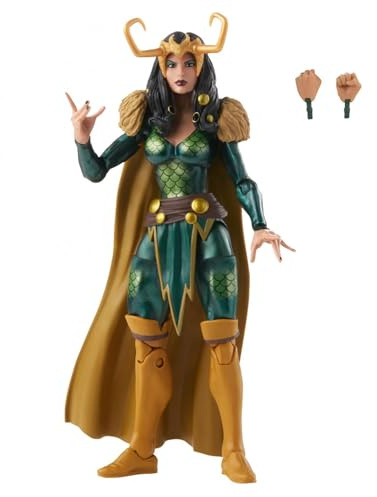 Marvel Legends Series Loki, Agent von Asgard, Retroverpackung, 15 cm große Action-Figur, 2 Accessoires