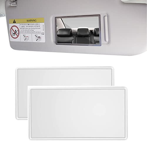 Auto Specchio Cosmetico Specchio,Specchietto Retrovisore per Auto Specchio,pecchio per Il Trucco Dell'Auto,Schienale Del Sedile (110 * 65mm*2 PC)
