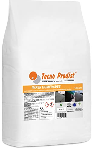 IMPER HUMEDADES de Tecno Prodist (SACO 10 Kg) Mortero para revestimiento de Paredes. Impermeabilización. Tratamiento humedades muros, sótanos, etc. Impermeable al agua, fácil de usar