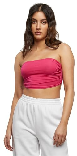 Urban Classics Tb451b-Ladies Bandeau Top 3 Pack Fasce, Fucsia+Fucsia+Fucsia, S Donna