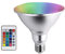 PAR38 LED Lampe 20W RGB E27 Dimmbar Lampe Wasserdicht IP65 Spotlicht Aluminum Glühbirne Farbwechsel Beleuchtung 120° Ausstrahlwinkel für Innen-/Außenbereich(1 Stück)