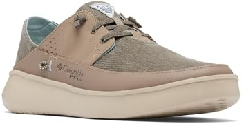 Columbia Boatside Relaxed PFG båtsko för män, Wet Sand krossad blå, 42 EU Weit
