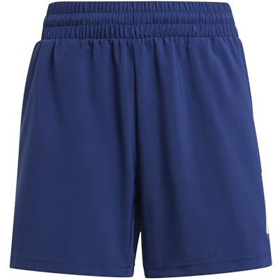 adidas Boy's Boys Club Tennis 3-Stripes Shorts, Dark Blue, 11-12 Years