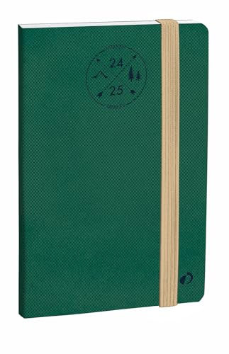 Quo Vadis 149012Q Agenda Scolastica PLANNING 21 16M Multilingua Anno 2025-2026 Colore Verde sc Formato 15x21cm Settimanale 16Mesi Settembre-Dicembre Carta Bianca Copertina Morbida con elastico Everest