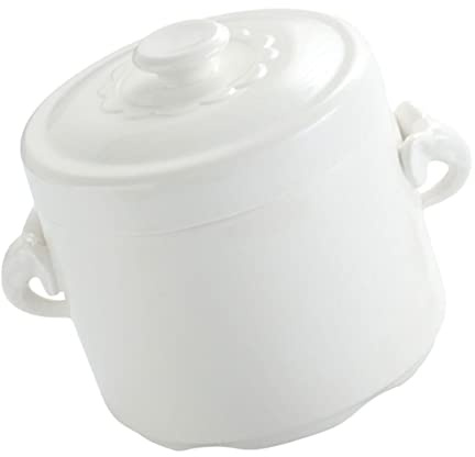 1 PC Céramique Ragoût Cuisinière Four Ramen Bol avec couvercle Ustensiles de cuisson Bols à soupe avec poignées Bol en céramique Oeuf Custard Tasses Cuisson à la vapeur Bol avec couvercle Pratique Pot